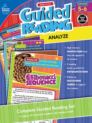 cover image of Ready to Go Guided Reading: Analyze, Grades 5-6